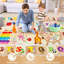 Tapis pour enfants avec motifs d'animaux ABC