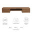 Bureau mural en bois Modway Render-1760944949