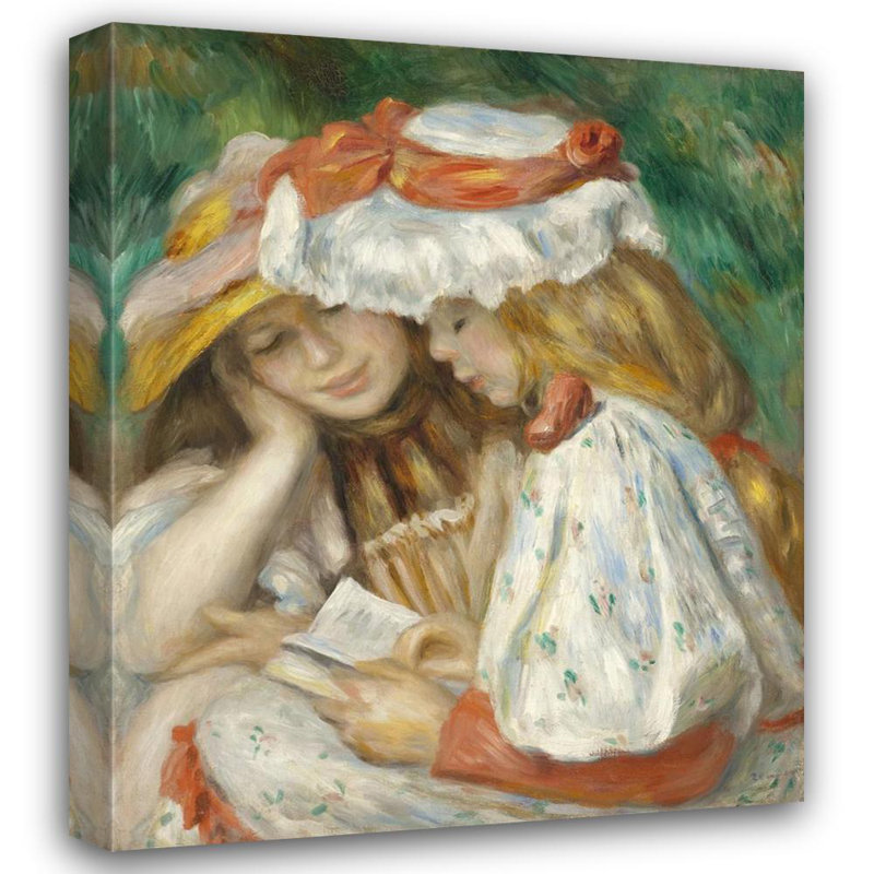 Deux jeunes filles lisant GP-08120b