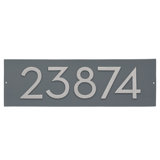 Floating Modern 4" Number Horizontal Address Plaque (5 Digits)