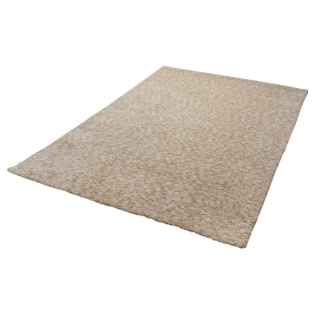 Handgefertigter Teppich Amiyiah in Beige