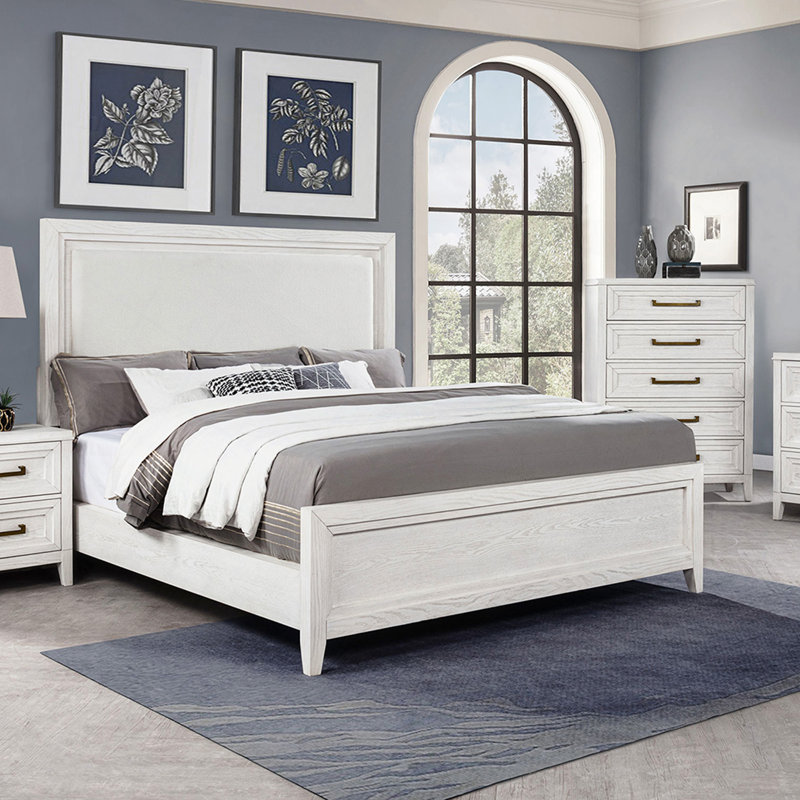 Upholstered Panel Bed