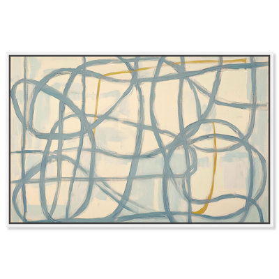 «Unbroken Line II», art mural minimaliste par 