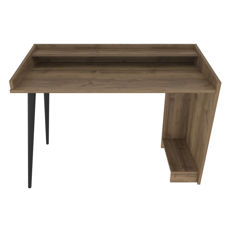Kailee 120cm W Computer Desk, Brown/Black