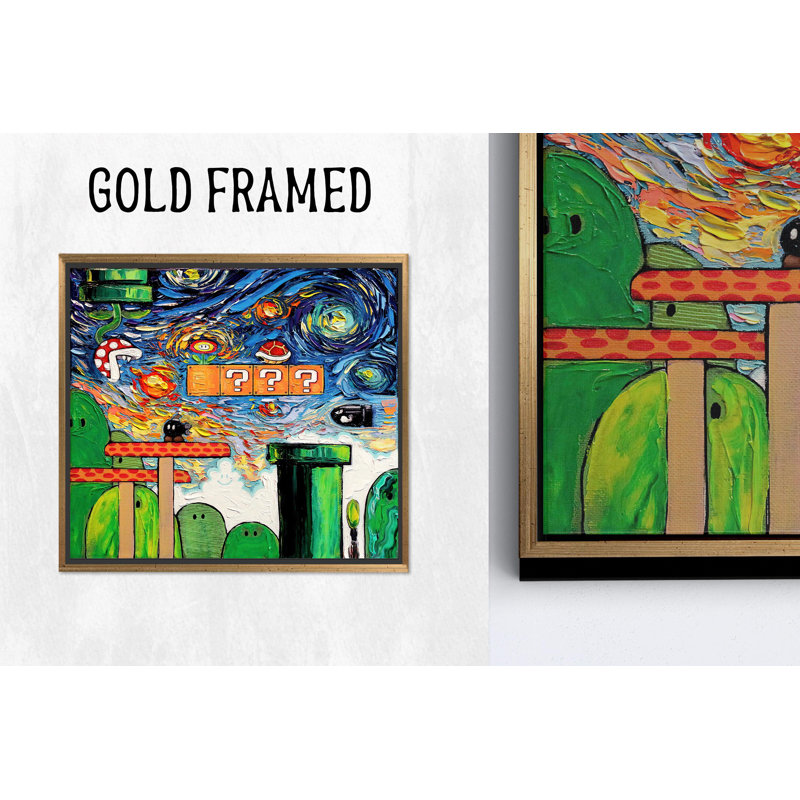 «Starry Night», impression sur toile, culture pop, H: 43,4 po x l: 43,4 po