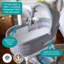 Sweetli Nurture Bassinet - Denim Melange-61771769