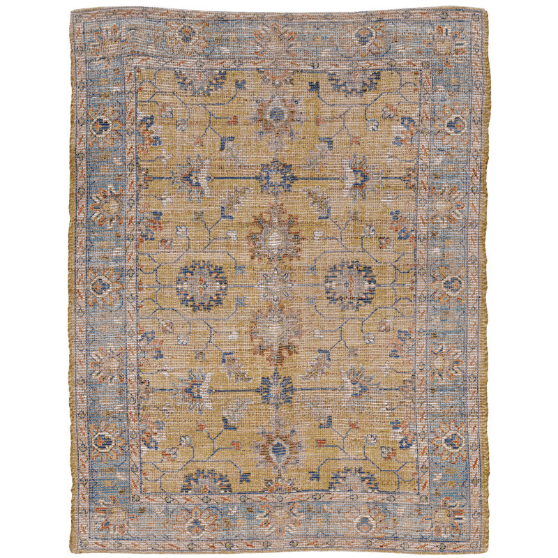 Fason Geometric Indoor Rug, Rectangle 7'6" x 9'6"