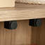 Armoire de rangement, finition brune