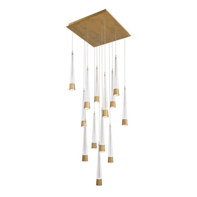 Quill Square Multi-Light 4-CCT Pendant