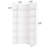 73.9" H Corner Bookcase 6 Tier L-Shaped Bookshelf-1979549288