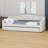 Twin XL Size Linen Tufted Daybed – Sofa Bed Design, LED Belt & Trundle Included-1746553942