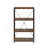 Weathered Oak And Black 3-Shelf Bookcase
