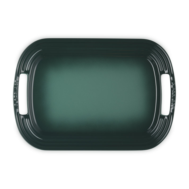 Le Creuset Stoneware Serving Platter, 14 In. - Cerise, Artichaut