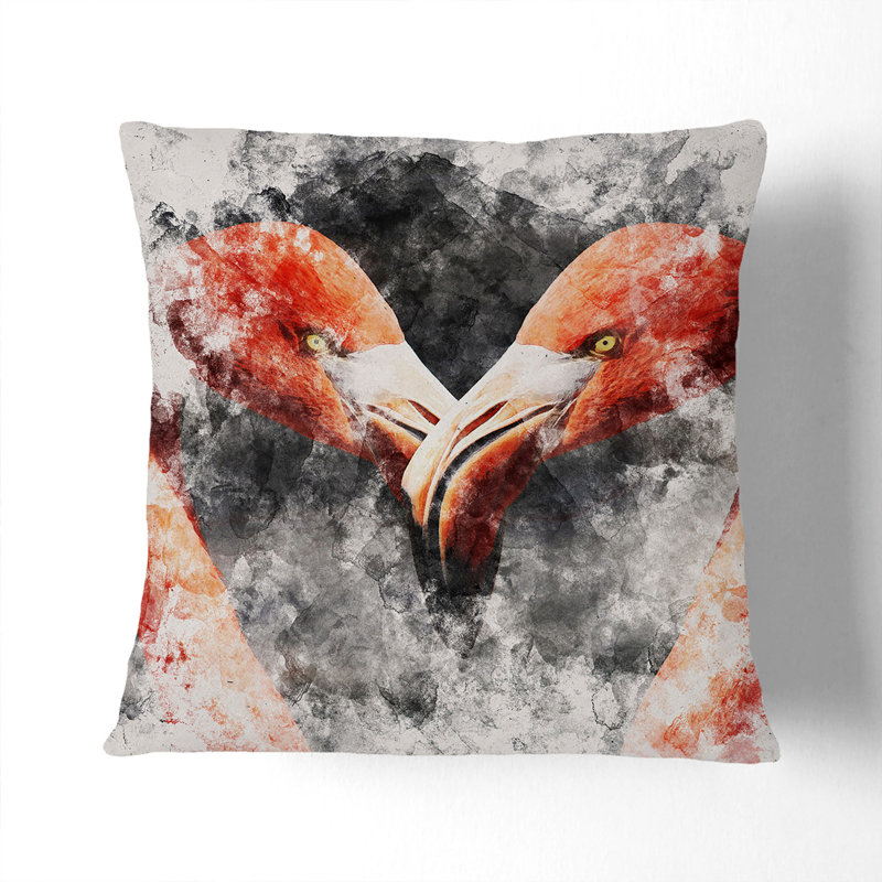 Pink Flamingo Vol.3 Scatter Cushion, 55cm H x 55cm W x 20cm D