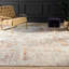C Abstract Area Rug in Ivory-667637650