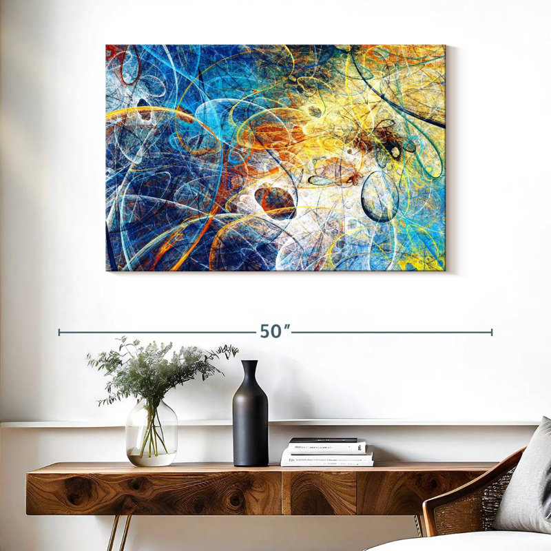 Avery Space Time Warp Abstract, 26" H x 39" W