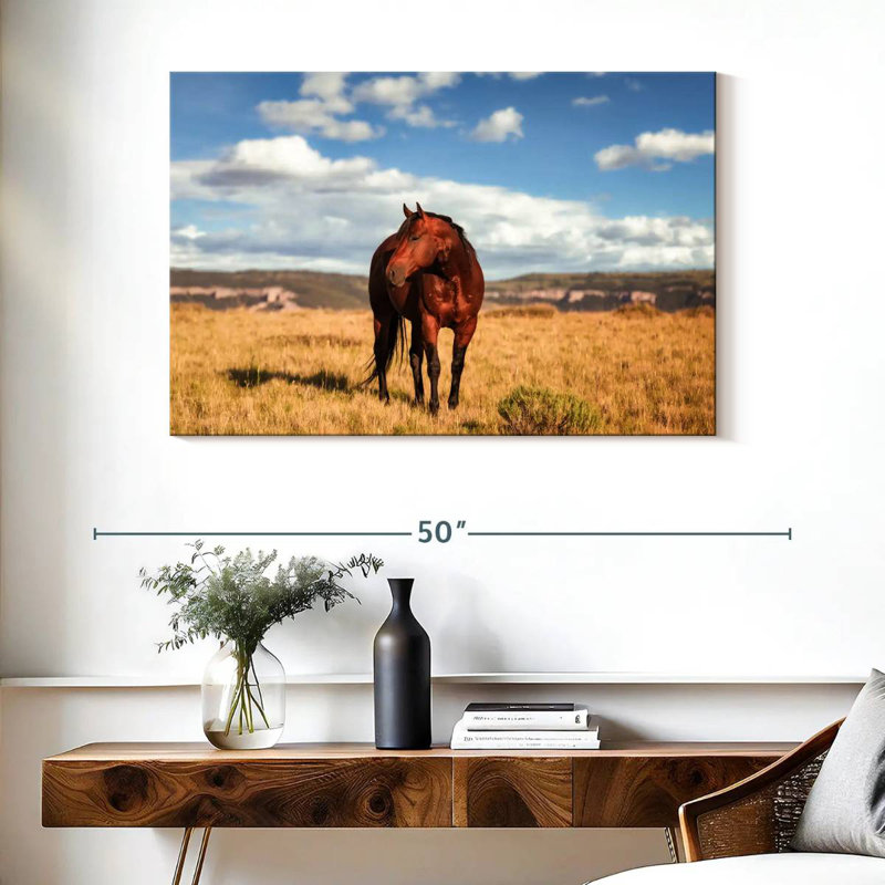 Wild Quarter Horse, 26" H x 39" W