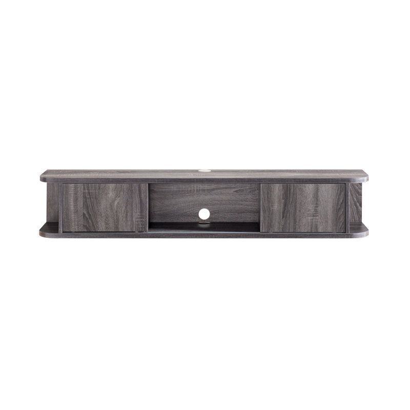 Winkleman Floating TV Stand, Distressed Grey