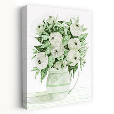 «Ranunculus Pitcher», art floral contemporain
