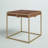Simmerman Square Iron End Table