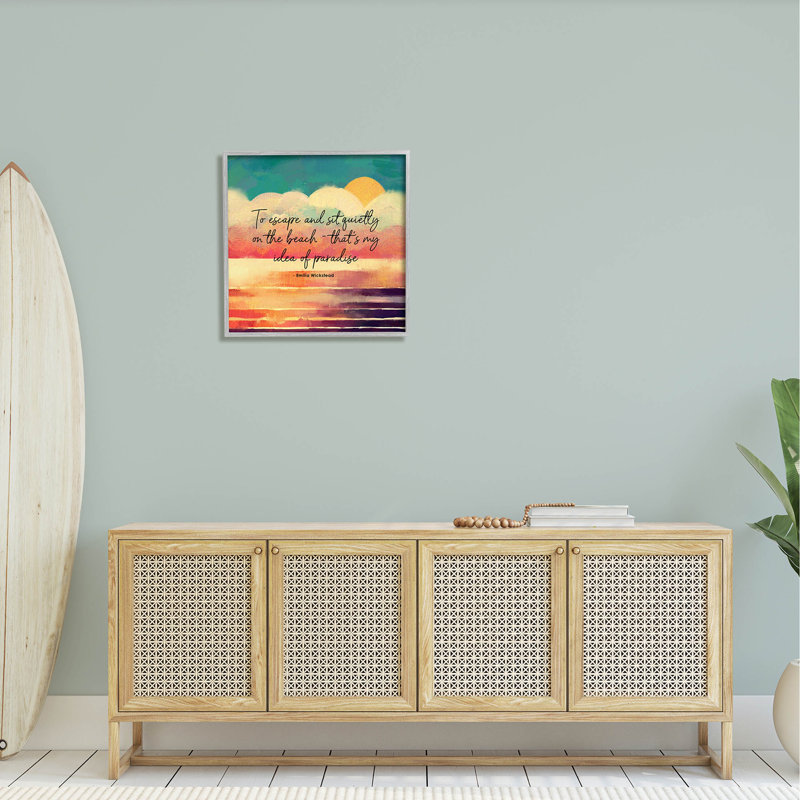 To To Escape Paradise, estampe numérique de Ziwei Li, H 24 po x l 24 po x P 1,5 po, Estampe numérique Farmhouse