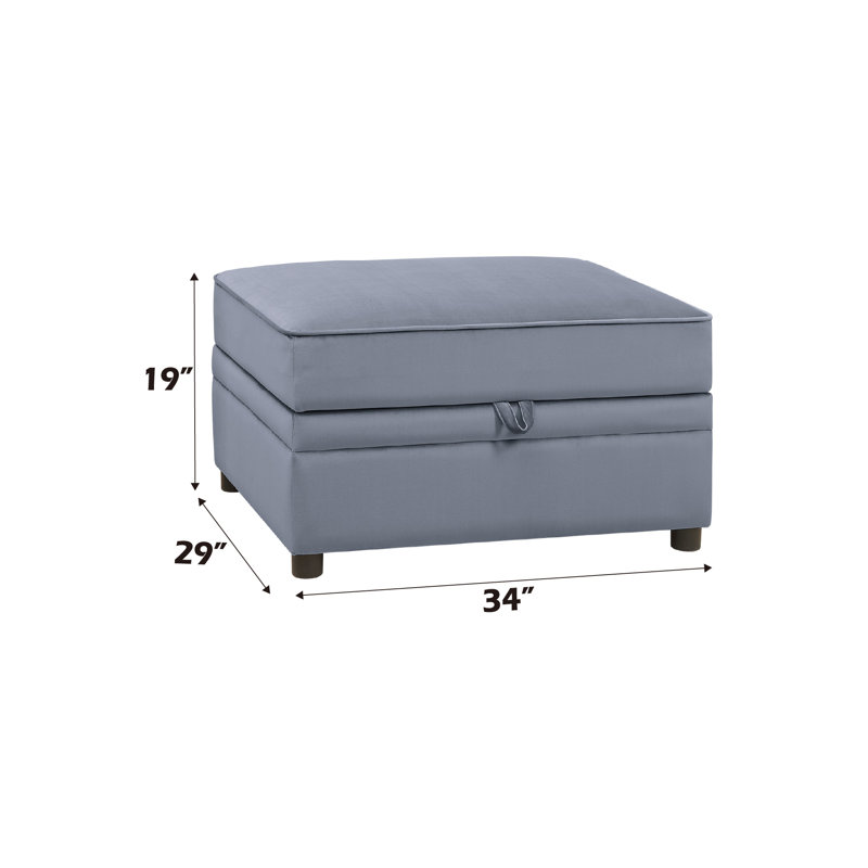 Repose-pieds avec rangement Croskey