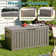 46.29"w 80 Gallon Water Resistant Resin Lockable Deck Box
