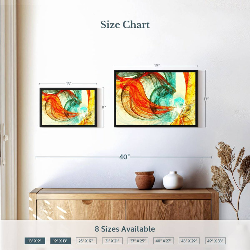 Avery Energy Dynamic Abstract, 13" H x 19" W