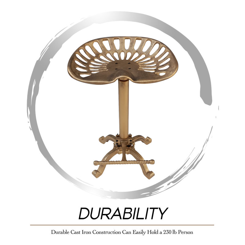 Tabouret Sublette, Or antique