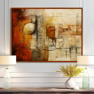 Grunge Explorations Subtle Chaos - Geometric Wall Art Print