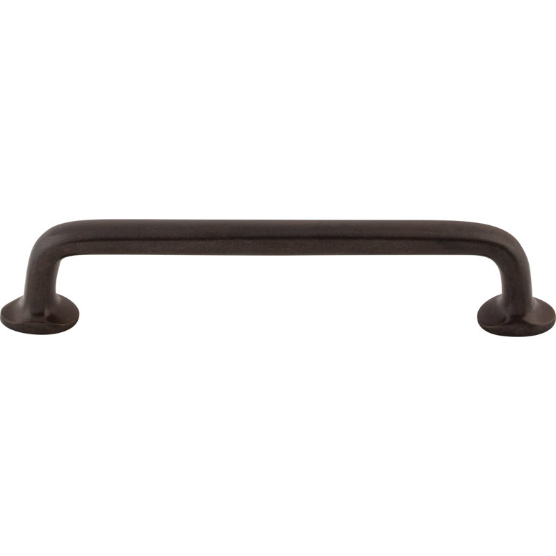 Aspen Rounded Bar Pull, Medium Bronze, 6" Center to Center