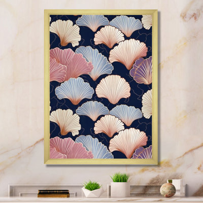 Motif floral rétro