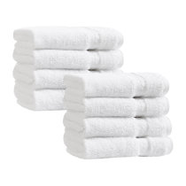1888 Mills | Premier Terry |Bath Linen | White And Beige | 24 - 300 Per  Pack Item