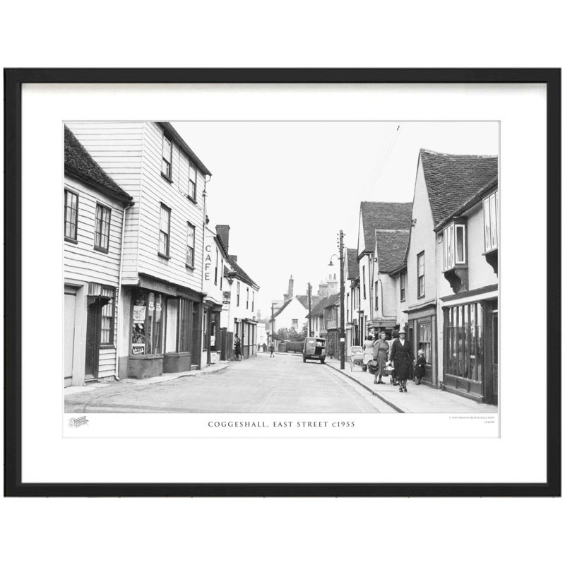 Coggeshall, East Street C1955 by Francis Frith - Single Picture Frame Print, 60cm H x 80cm W x 2.3cm D