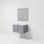 Ensemble de meuble-lavabo mural simple 30 "avec miroir Geneva-91877424-87285955