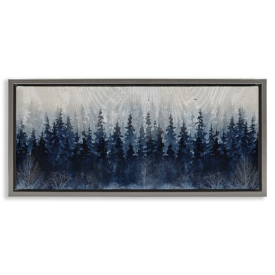 Arbre rustique bleu forêt
