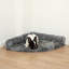 Lit d'angle pour chien en mousse à mémoire de forme Puprug-485717347-485717346