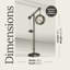 Pulley Time Floor Clock