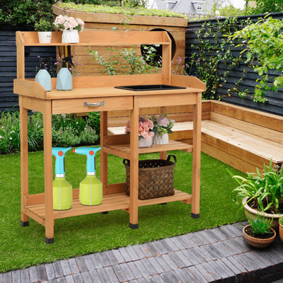 Patillo Fir Potting Bench