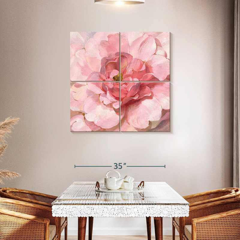 Pivoine Harnek Blush, H 57 po x l 57 po