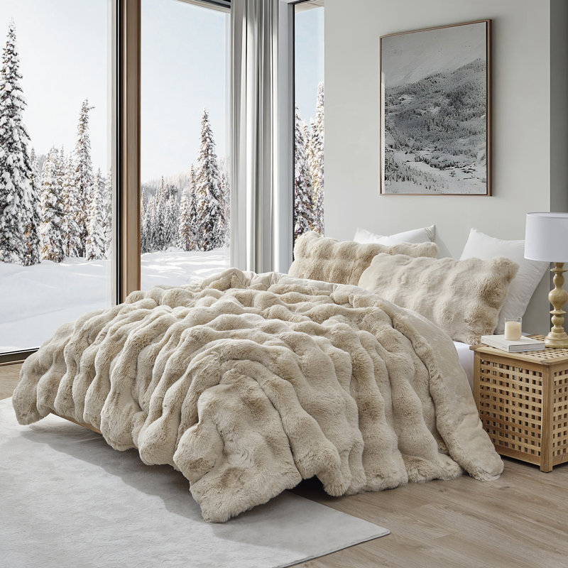 Snowball® Giant - Coma Inducer® Oversized Queen Comforter Set - Turtle Dove, Queen Comforter + 2 Standard Shams, Tan
