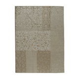 Himalayan Floral Area Rug in Beige