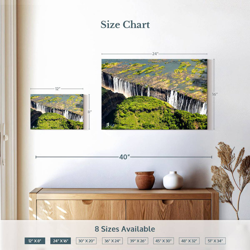 Alvord World Heritage Victoria Falls, 16'' H x 24'' W