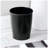 iDesign Set of 2 Round Plastic Bathroom Trash Cans - Bronze