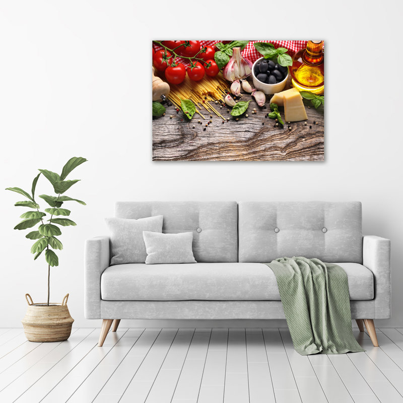 Italian Food - Wrapped Canvas Print