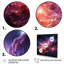 Abstract Purple Galaxy Storm V - Abstract Spirals Wall Art-666502062-666502067