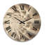 Horloge murale en bois massif Mudge-819919980