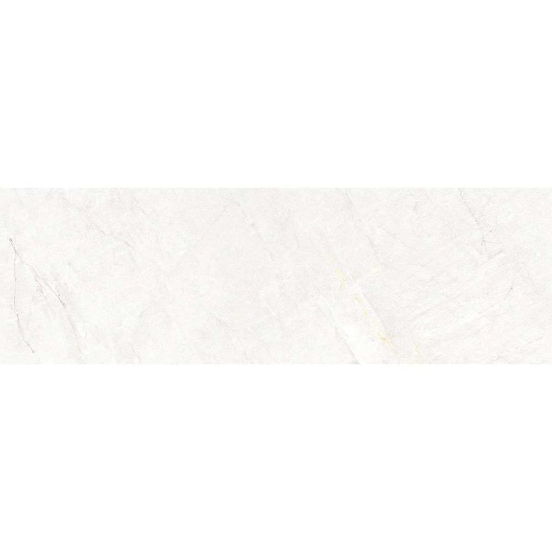 Milos Sky 12'' x 40'' Ceramic Marble Look Wall Tile