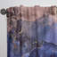 Rideau en velours bleu, luxe abstrait et art moderne - obscurcissant - 1 panneau-120999550
