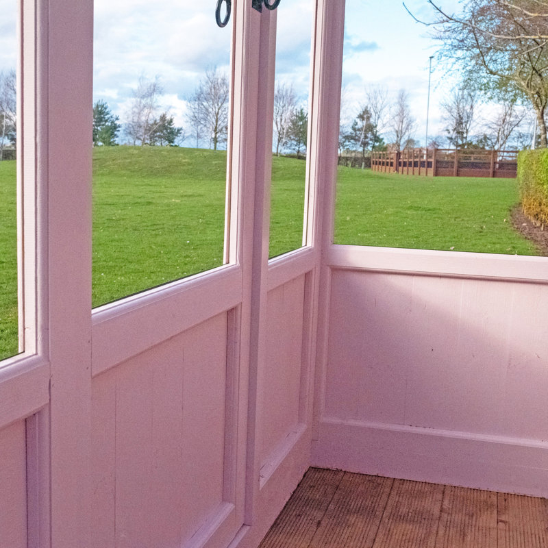 Holkham 8 ft x 6 ft Greenhouse, Pink